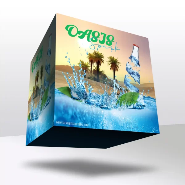 Hanging Banner Cube