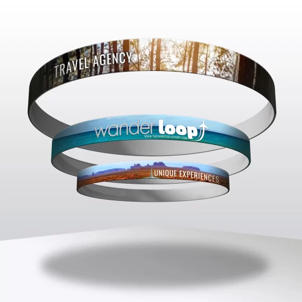 Hanging Banner Tiered Round